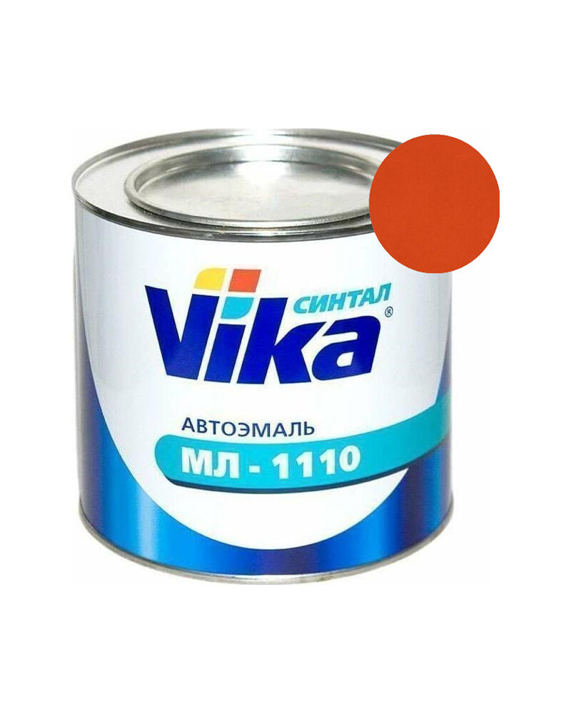 Эмаль МЛ-1110 оранжевая 1025/295 /2 кг/ Vika